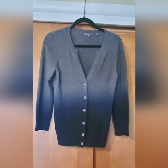 VINCE cashmere ombre cardigan - Picture 1 of 6